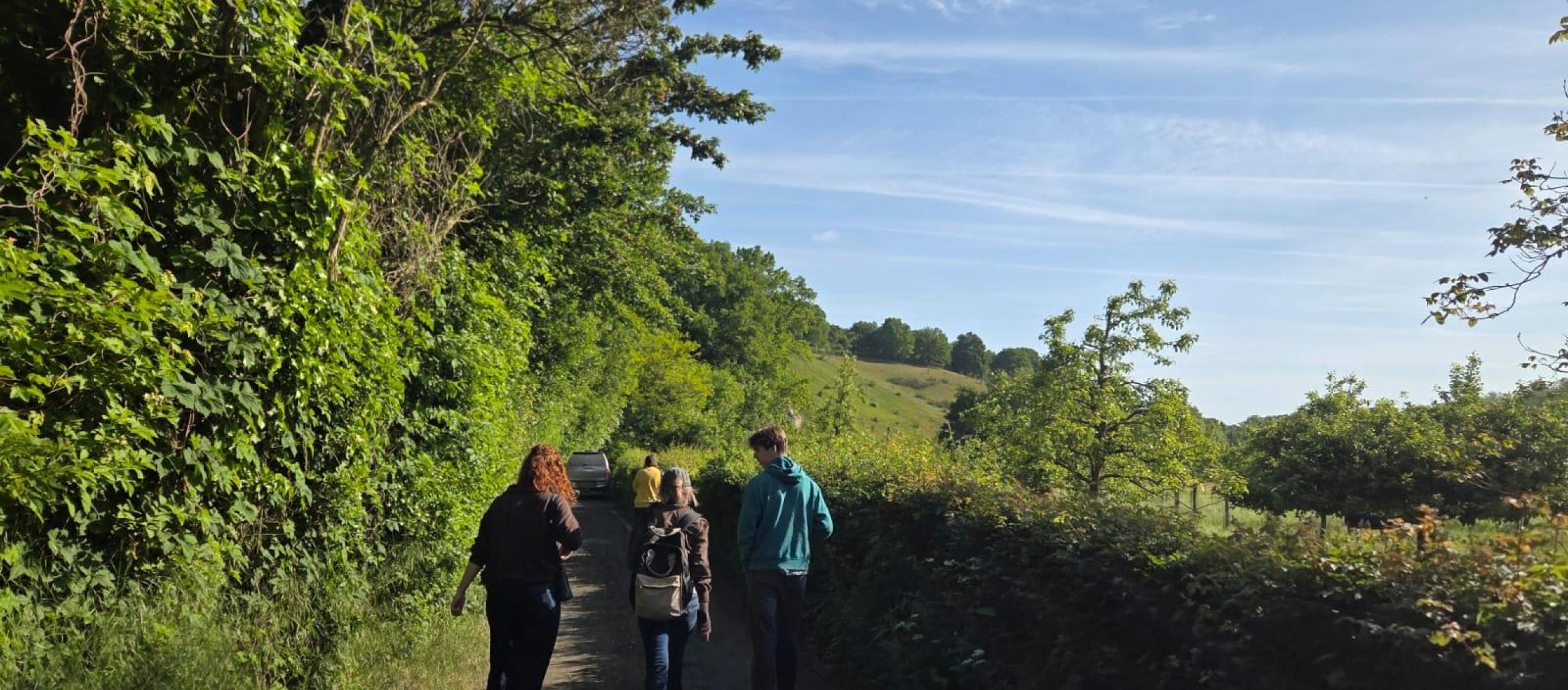 Studenten Rewilding excursie